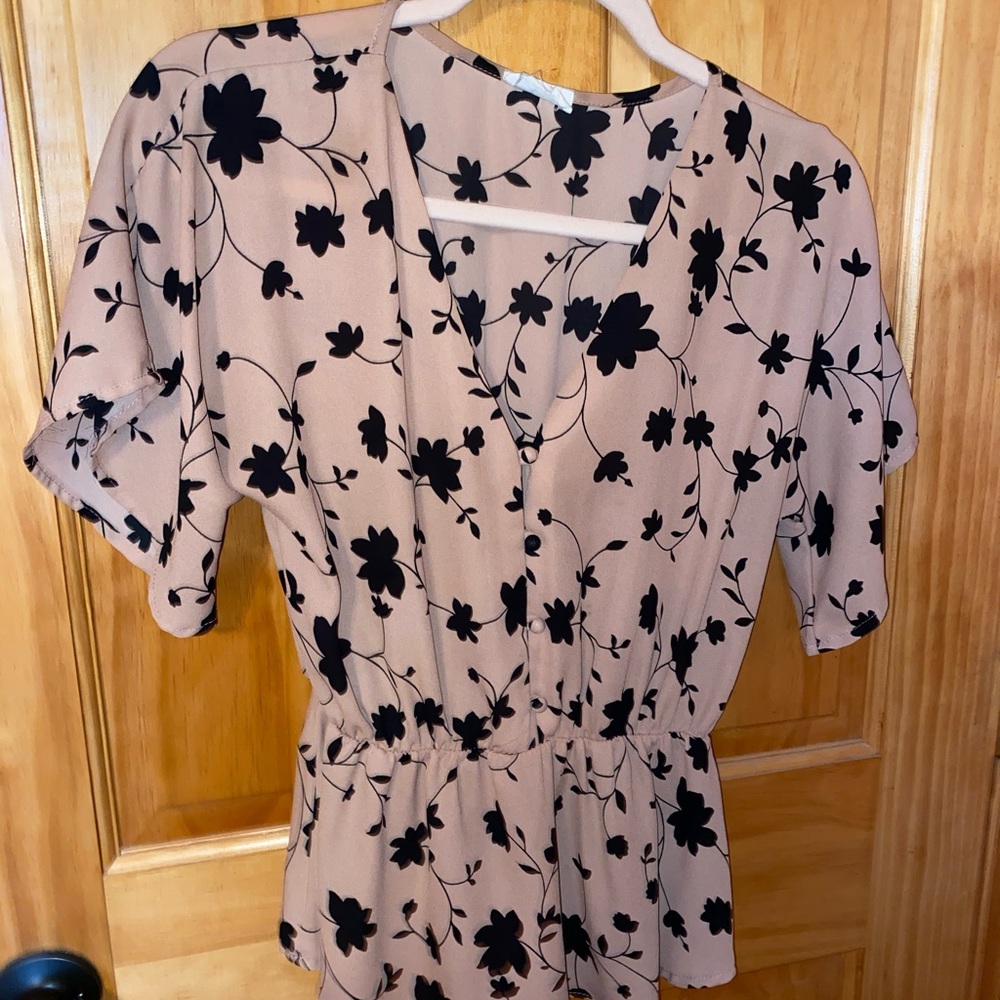 Sienna Sky Business Casual Button Blouse